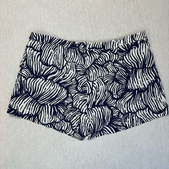 Lilly Pulitzer Sonya Fringe Set Tank and Shorts Navy Blue Palm Fringe Sz 2 - Picture 9 of 10